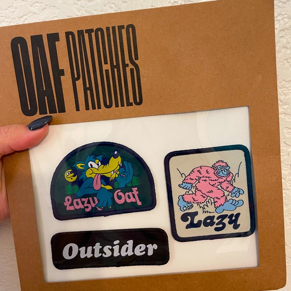 Lazy Oaf Limited Edition Patches - Imported from London